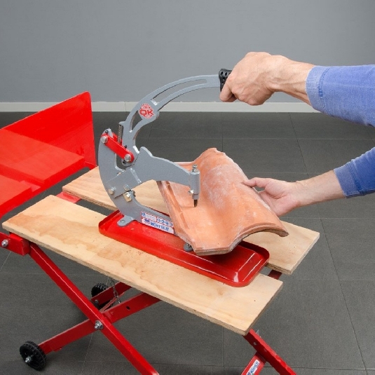 Tagliategole con basamento per tegole in cemento e in cotto Montolit -3