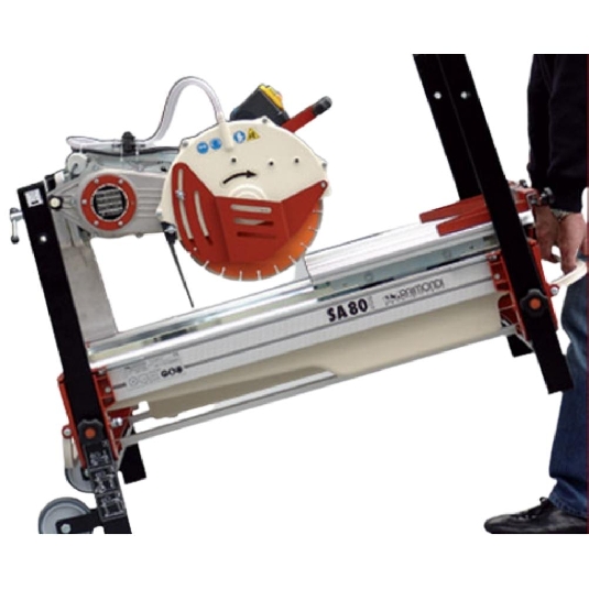 Machine à scier avec moteur et chariot 218A SA80 Raimondi -3