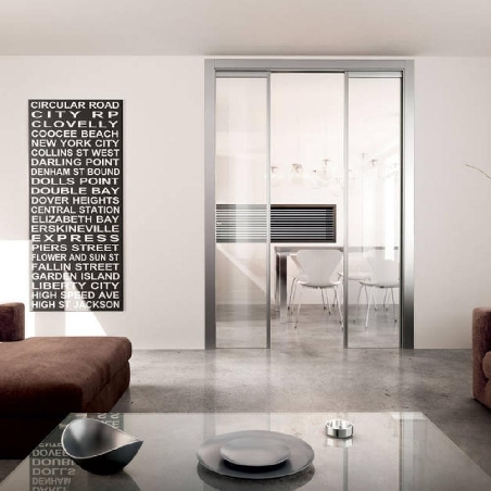 Contre-châssis double porte enduit 105 mm Gold Base Double Scrigno -4