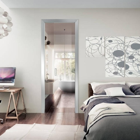 Contre-châssis porte unique pour enduit 105 mm Gold Base Scrigno -4