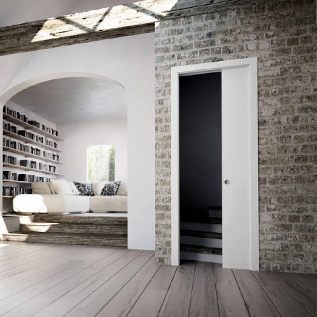 Contre-châssis porte unique pour enduit 105 mm Gold Base Scrigno -2