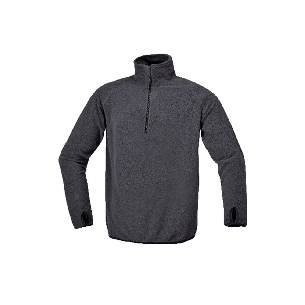 Micropolaire zippée courte gris anthracite 180gr 7635G Fleece & Sweaters Beta -0