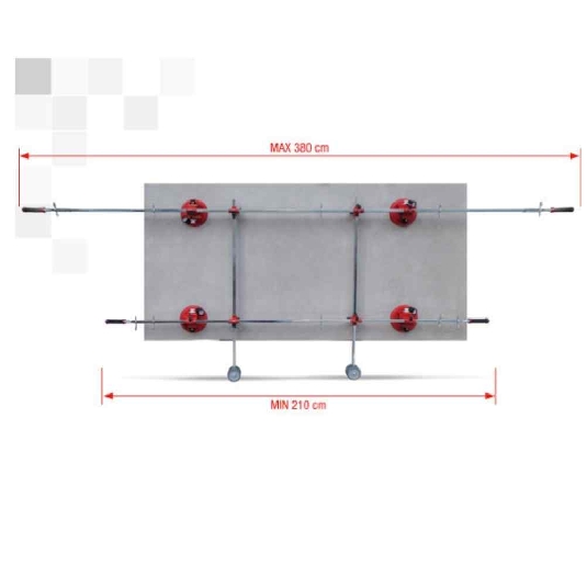Systèm modulaire de manipulation des grand carreaux Superlift 300-70SL-MOB Montolit -3