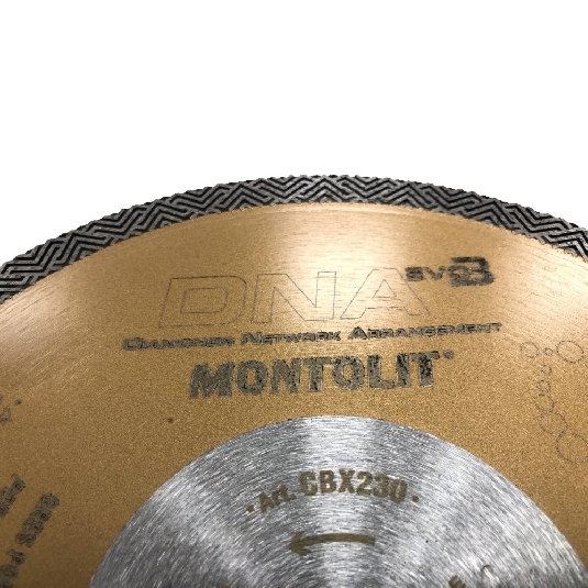 Disque diamanté grès granit DNA EVO3 230 mm CBX230 Montolit -2
