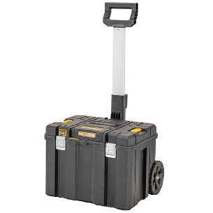 Coffret TSTAK IP54 grande contenance mobile avec poignée télescopique DWST83347-1 DeWalt -0