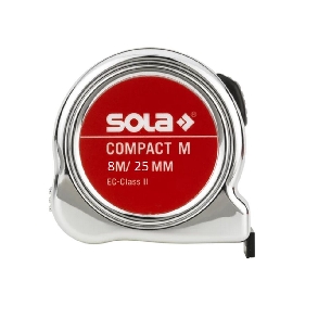 Mètre en acier 8 mt Compact M 50520801 Sola -1