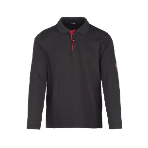 Polo noir manches longues INN-SEPANG Ducati -0