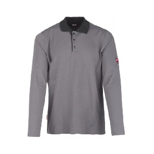 Polo gris manches longues INN-SEPANG Ducati -0