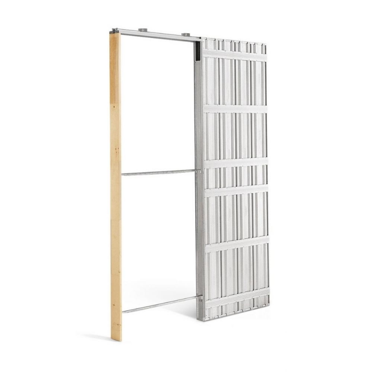 Contre-châssis porte unique pour plaque de plâtre 100 mm Gold Base Scrigno -2