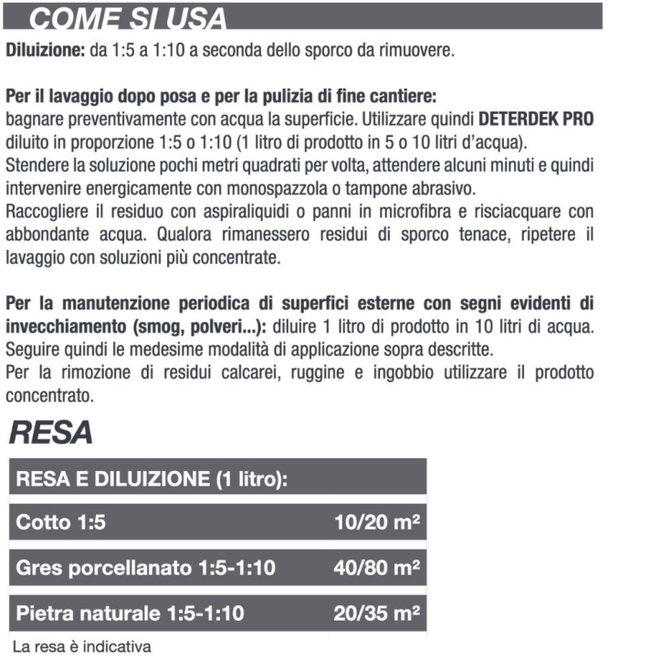 Deterdek Pro Fila Nettoyage de fin de chantier -5