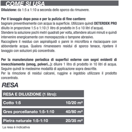 Deterdek Pro Fila Nettoyage de fin de chantier -5