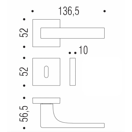 copy of Maniglia porta ROBOCINQUE S ID71R CROMAT Colombo -2