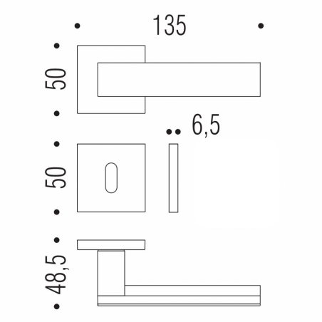 copy of Maniglia porta ROBOCINQUE S ID71R CROMAT Colombo -2