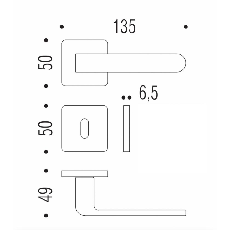 copy of Maniglia porta ROBOCINQUE S ID71R CROMAT Colombo -2