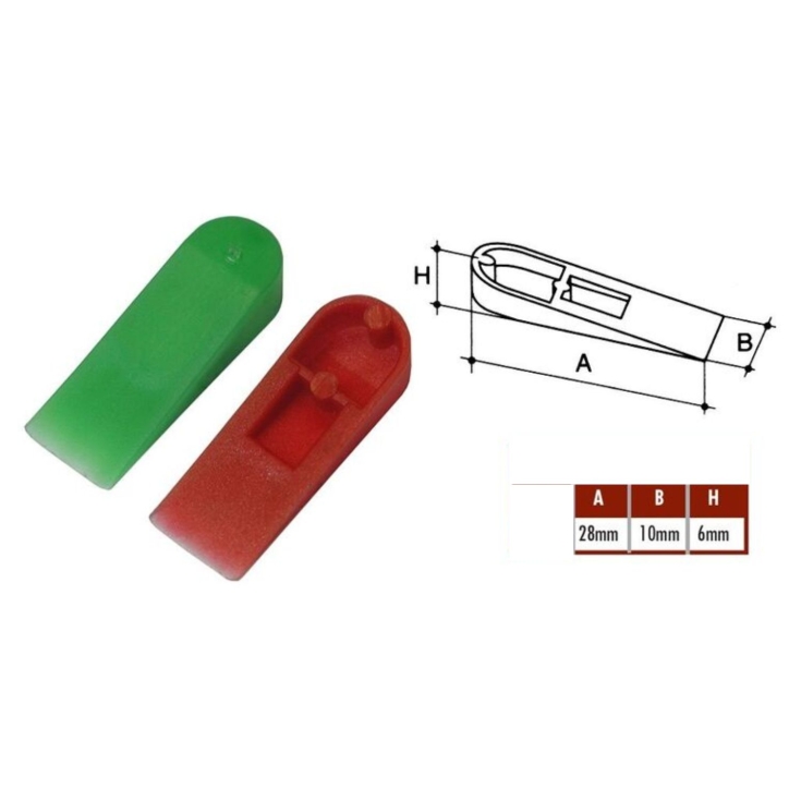 Cale cale 28x10mm Raimondi 162P200 | 200 Pièces -2