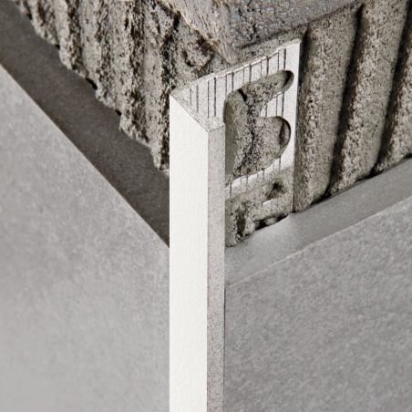 copy of Profilo per rivestimenti 270 cm Proterminal Stone White Progress Profiles -2