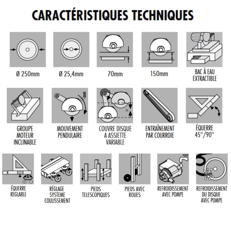 Segatrice a motore con carrello scorrevole ADV424 Pikus 85 Advanced Raimondi -10