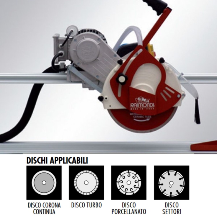 Scie à eau sur table conçue 423ADV Pikus 105 Advanced Raimondi -12