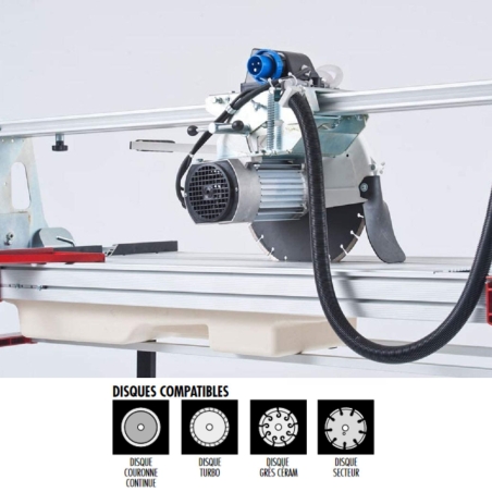 Machine à scier avec moteur et chariot coulissant 223MS125EU SMS 125 Raimondi -14