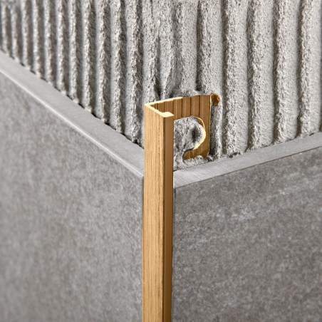 Profilo per rivestimenti 270 cm Proterminal Oro Progress Profiles -1