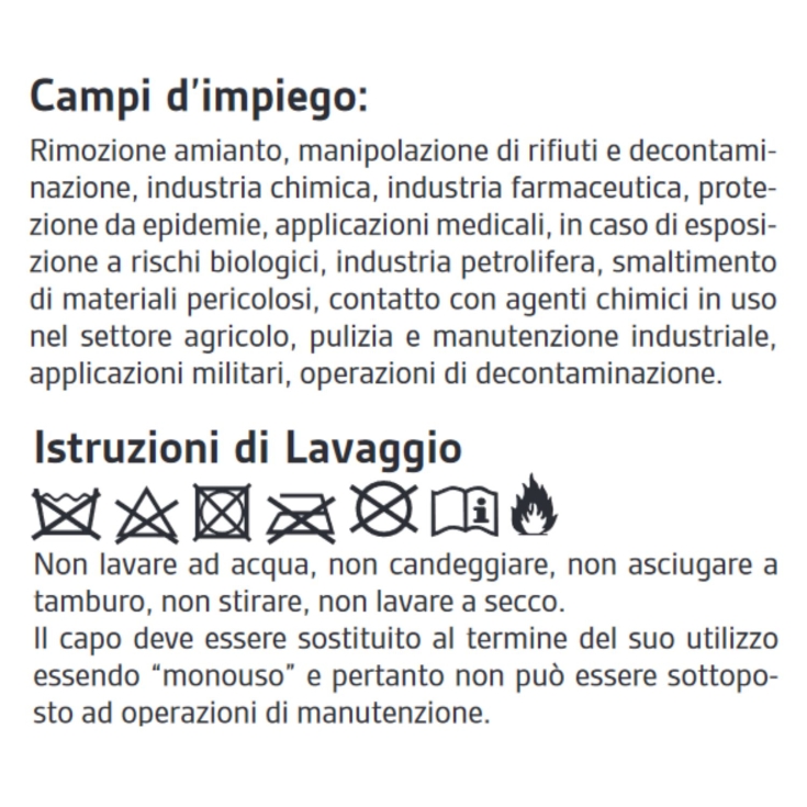 Combinaison blanche jetable avec capuche Prokem Neri -2