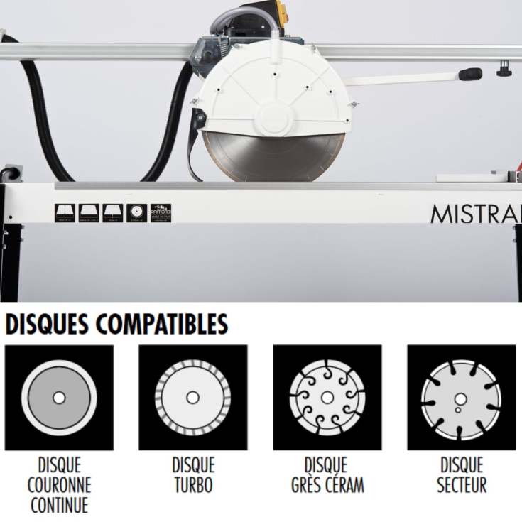 Scie à moteur coulissant Mistral 90 Raimondi -6