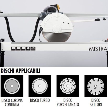 Scie à moteur coulissant Mistral 150 Raimondi -7
