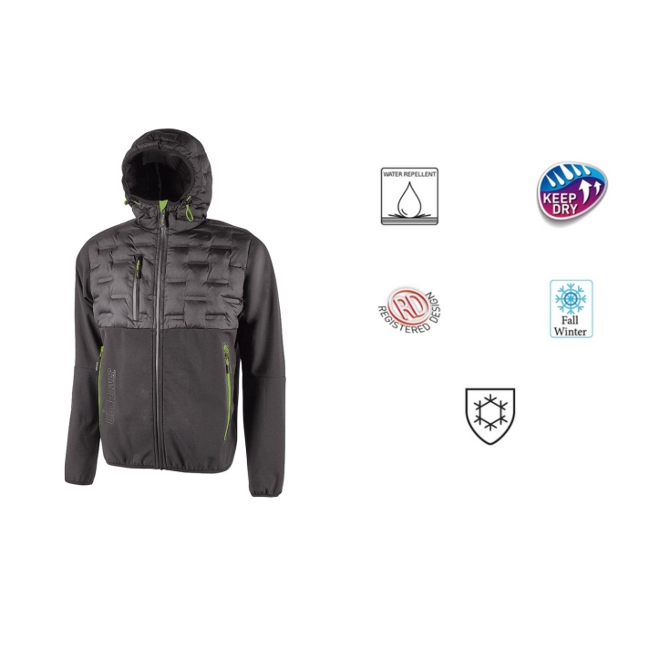 Veste de travail hiver U-Power SPOCK Gris asphalteU-POWER