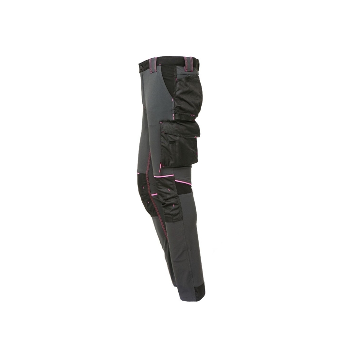 Pantalon de travail U-Power ATOM LADY pour femme en grisU-POWER