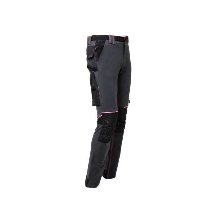 Pantalon de travail U-Power ATOM LADY pour femme en grisU-POWER