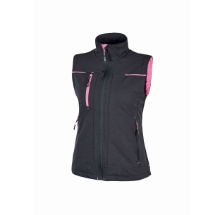 Gilet de travail femme gris U-Power SATURN LADYU-POWER
