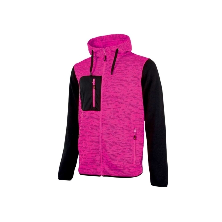 Sweat de travail U-Power RAINBOW LADY pink fluo -1