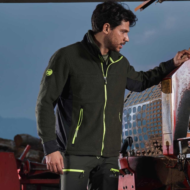 Veste polaire U-Power BARK vert foncé -8