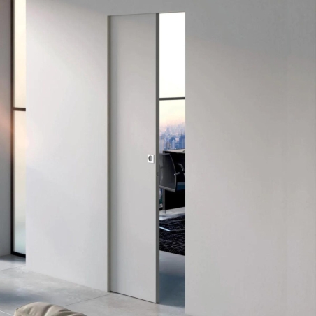 Porta filomuro scorrevole laccata Scrigno -1