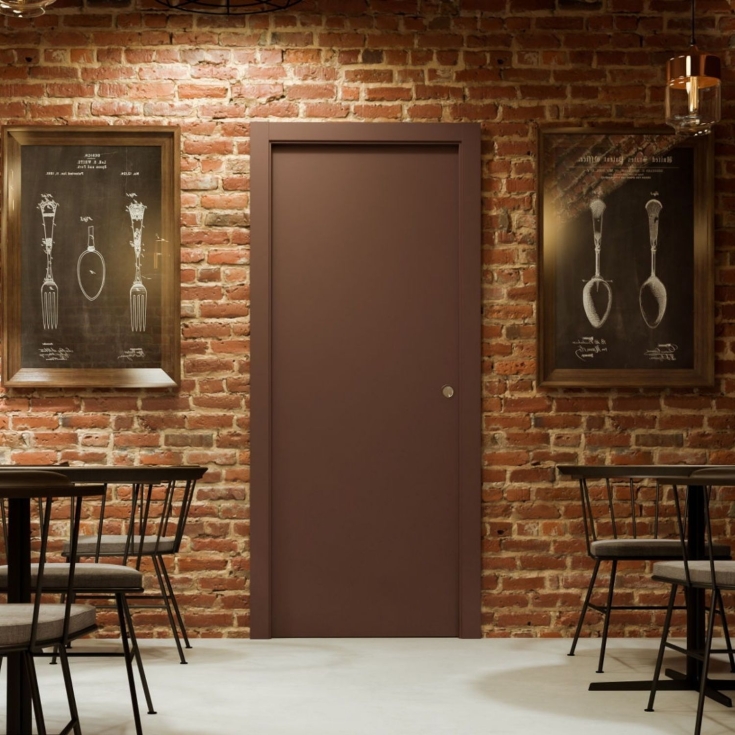 Porta scorrevole laccata con stipiti Scrigno 105 mm -10