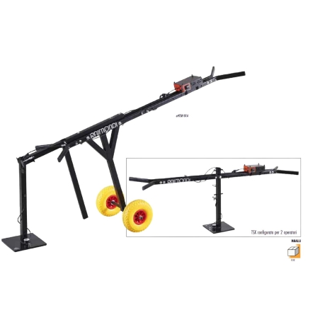Manipulation et pose de carreaux avec ventouse à batterie TSX RaimondiRAIMONDI