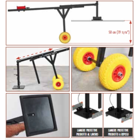 Manipulation et pose de carreaux avec ventouse à batterie TSX RaimondiRAIMONDI