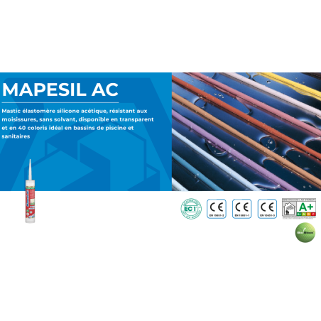 Mastic silicone Mapesil AC MapeiMAPEI