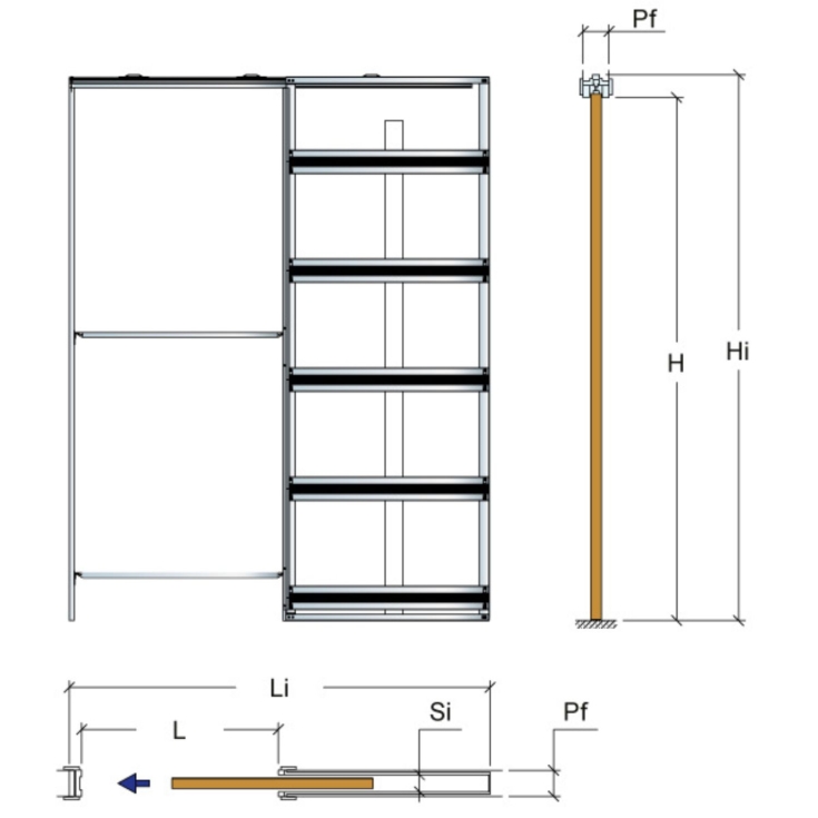 Sous-cadre pour boîte ouverte Openbox Scrigno pour plaques de plâtre -2