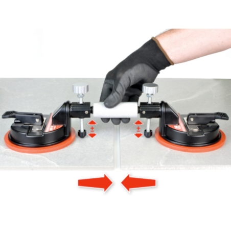 Double ventouse Approcher aligner les grand carreaux VT-300 MontolitMONTOLIT
