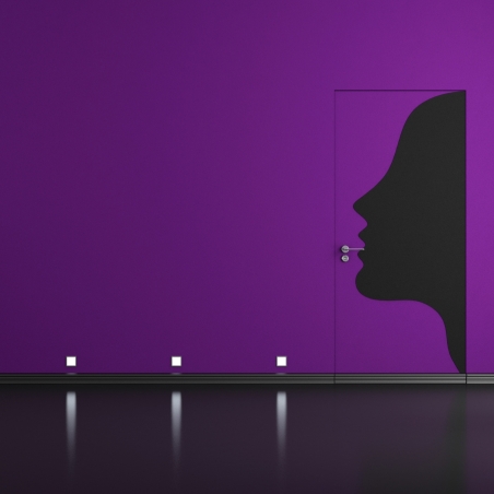 Porte à fleur de mur 80x210cm Scrigno Filo44 -2