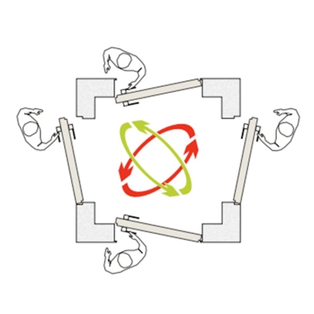 Porte à fleur de mur 60x210cm Scrigno Filo44 -3