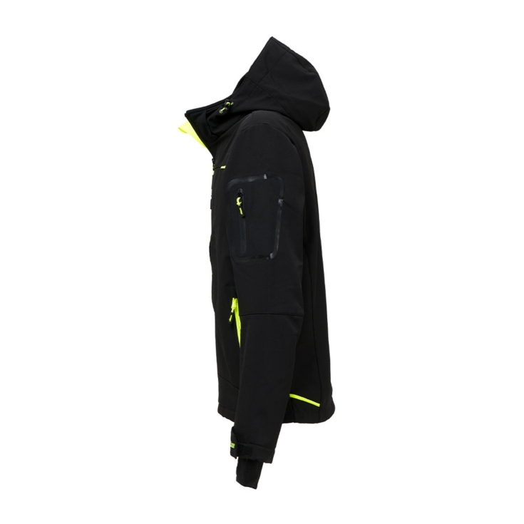 Giacca SPACE UPower in Softshell carbon black - FU187BC -5