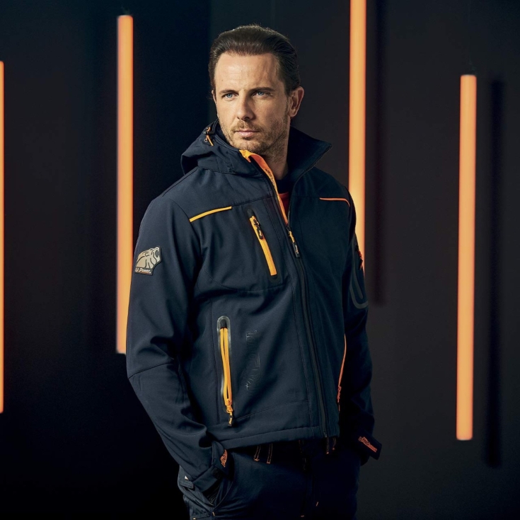 copy of Giacca SPACE UPower in Softshell carbon black - FU187BCU-POWER