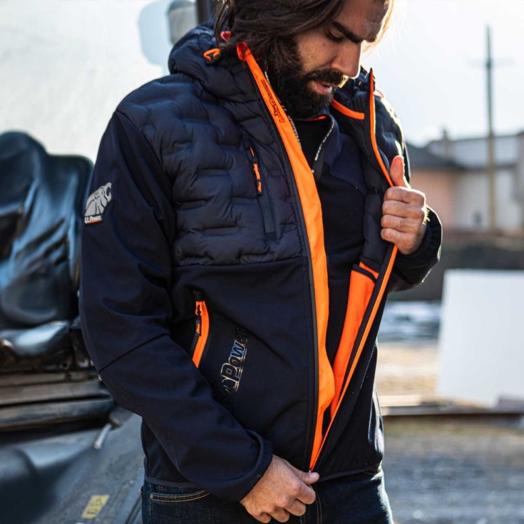 Giacca Spock Upower Ibrida Traspirante e Antivento - FU213DB -3