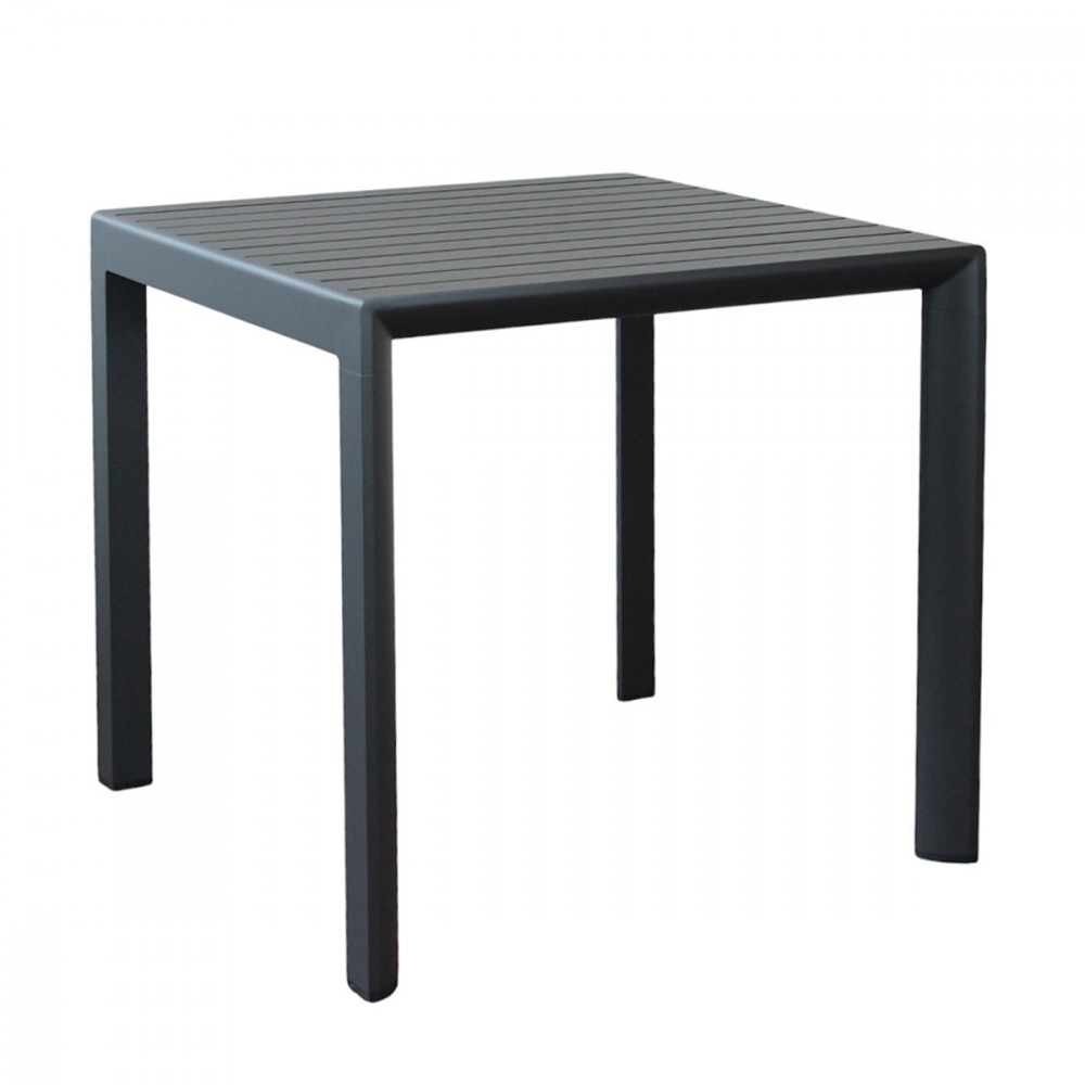 Tavolo in alluminio 80x80cm Antracite - RosarioEDENYA