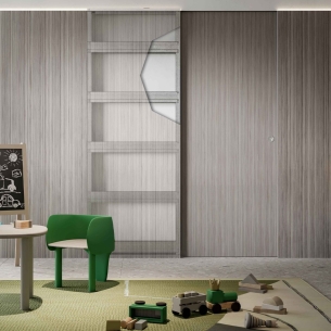 Contre-châssis à fleur de mur OpenBox Fit Scrigno avec boîte ouverte -1