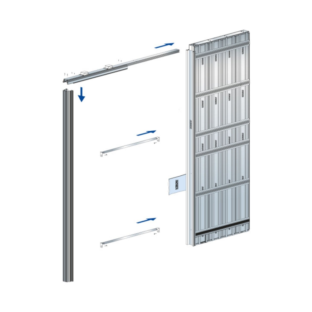 Controtelaio filomuro cartongesso 100 Scrigno Essential Platinum -5