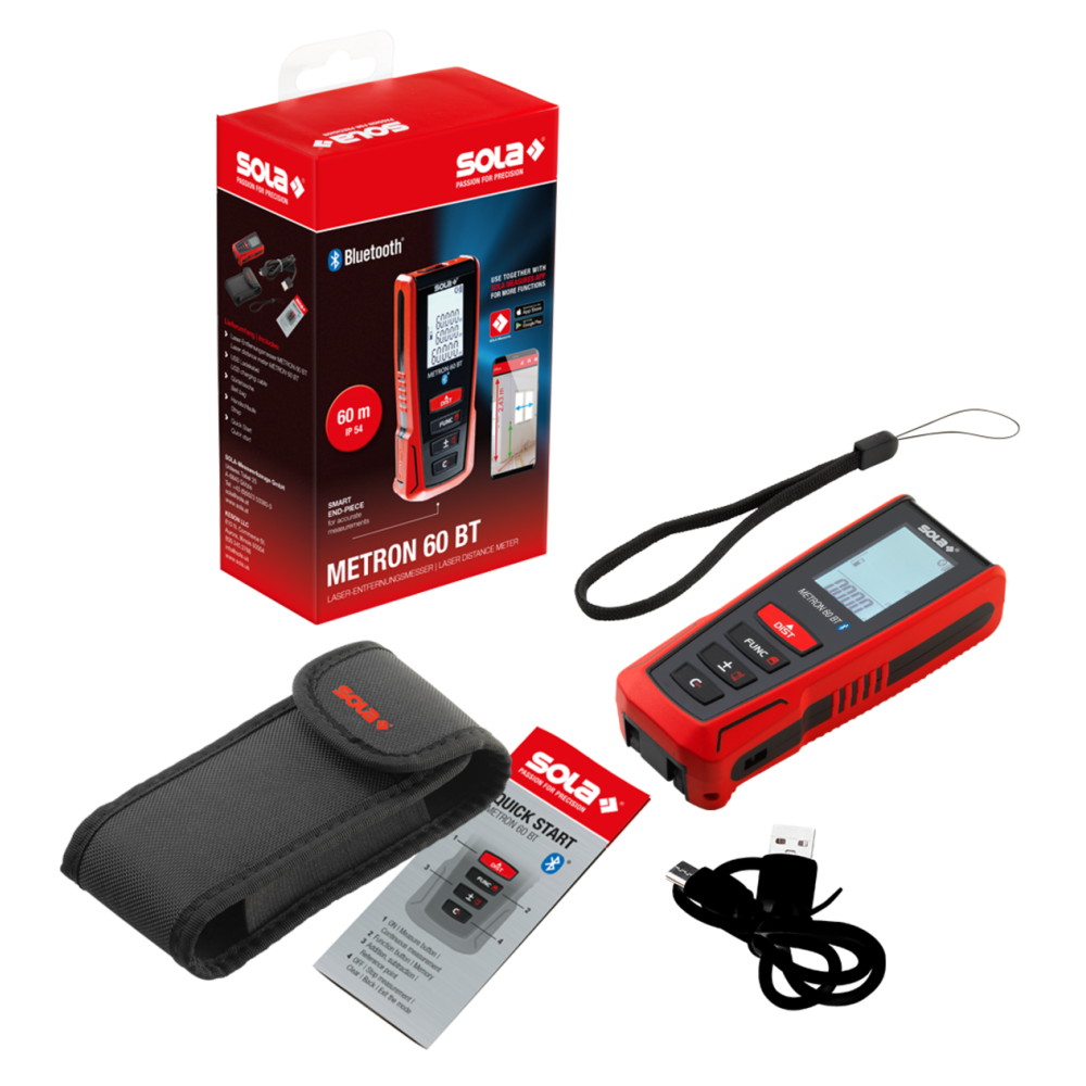 Mesure laser Bluetooth Metron 60 Bt 71027101 SolaSOLA