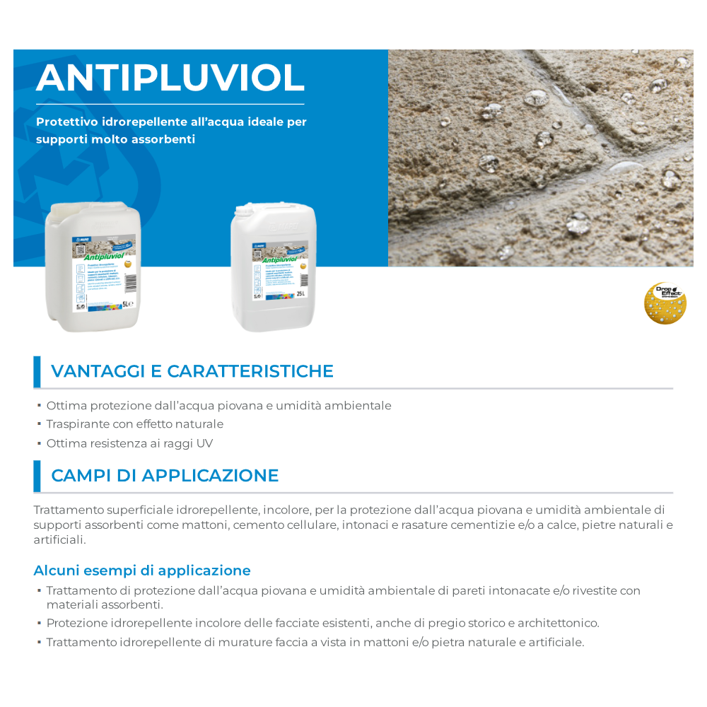 copy of Idrorepellente Impregnante Antipluviol 25 kg Mapei -3